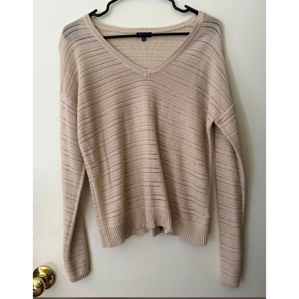 Splendid Hermosa Stripe Pullover V-Neck Sweater size XS